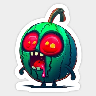 Zombie Watermelon - Barry Sticker